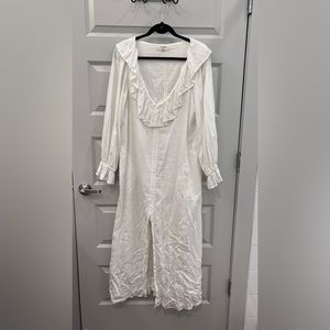 White vacation dress